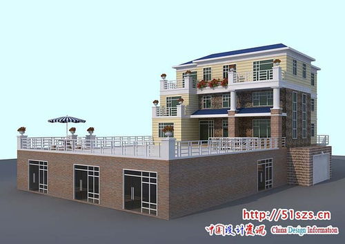 杭州乡村农村别墅外观装修设计效果图案例 