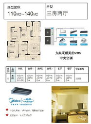 中央空调户型设计预算及方案参考