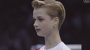 莫慧兰1996奥运会跳马决赛 银牌