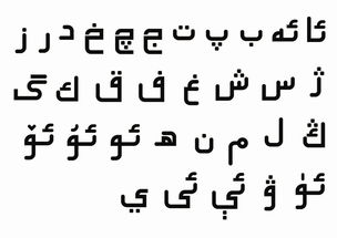 维吾尔文字(藏语)