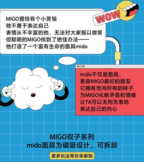 POP MART 新品 MIGO和mido 内心的双子