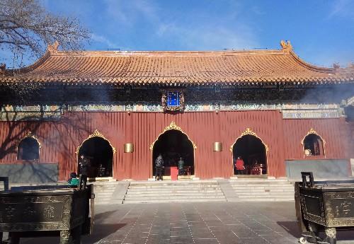 紫禁城外雍和宫 北京城内祈福地