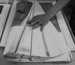 齐纸 敲纸 数纸 装纸 搬纸的方法与操作 