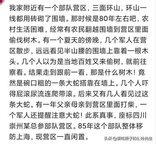 你们村里流传过哪些关于蛇的民间小故事 后来我和狗蛋哭的都挺响