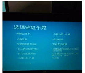 安装win10卡在键盘布局界面