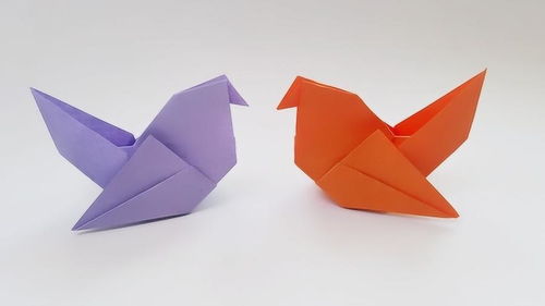 折纸王子教程可爱小鸟,简单形象,收藏留着教孩子 