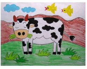 奶牛怎么画 