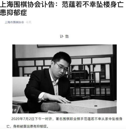 24岁棋手范蕴若意外离世,对中国围棋界有多可惜 (围棋24岁定段获得世界*)