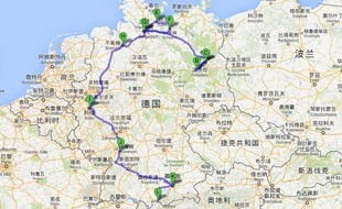 德国旅游地图,德国旅游地图中文版