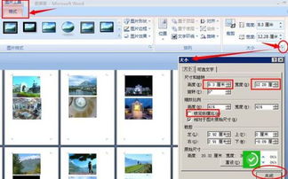 怎么排版Word2007中的图片 直接从PPT中复制粘贴的,二三十张 ,就是在Word中怎么弄图片 