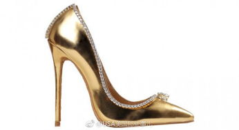 迪拜展出世界最贵鞋子,镶钻石贴黄金,售价高达1.17亿RMB
