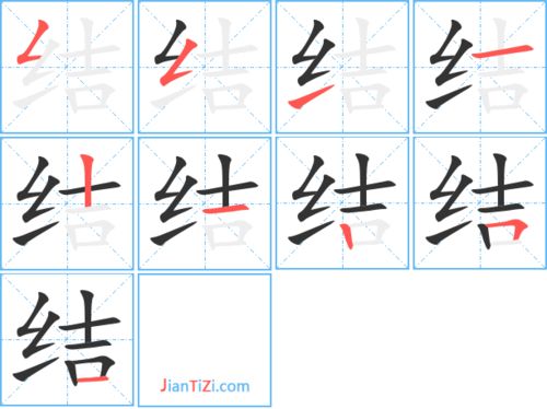 结的艺术字 结头像图片 结的笔顺 结字组词 艺术字网 