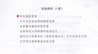 何氏集团党委被命名为沈阳市非公有制经济组织和社会组织党建工作示范点 