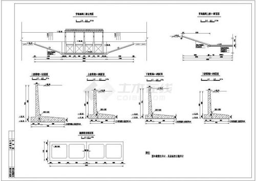 穿堤涵洞 挡土墙结构设计 全