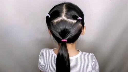 女孩子的公主发型,上学发型扎法教程简单,不会扎头发的可以学学 