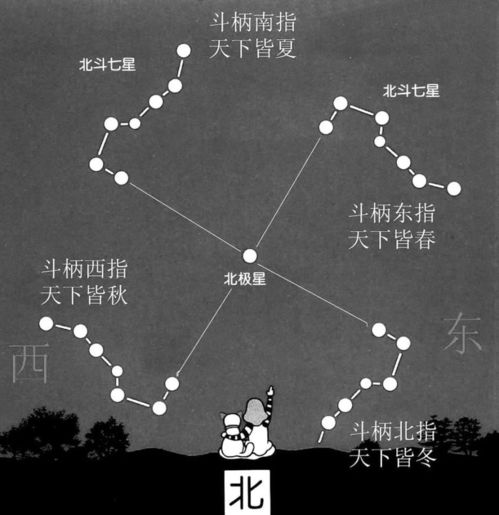 北斗七星紫微星是哪个，北极星和北斗七星的位置图