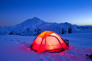 雪山露营拍星星 勇闯休眠火山 雪山露营拍星星 