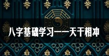 八字基础学习 天干相冲