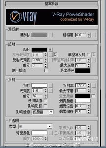 3dmax怎么设置玻璃材质参数