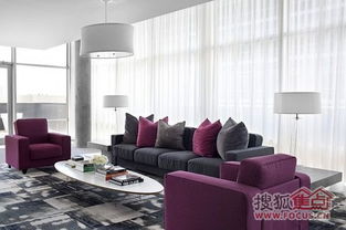 魅惑紫色的优雅 来给家装添点流行色