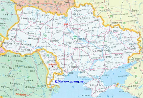 乌克兰地图高清图片,乌克兰地图高清图像:探索该国地理景观对于想要深入了解乌克兰地理景观的人来说,乌克兰地图高清图像是必不可少的工具