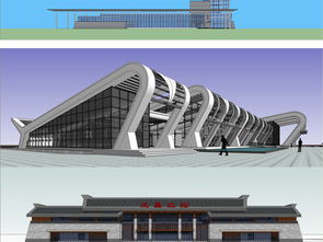 交通站客运站建筑设计素材 其他模型模型大全 17313734 
