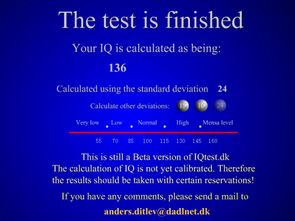 我的在网上用测智商的软件测试的分数是136,算不算高 