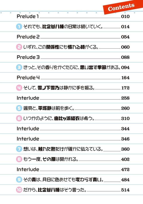 春物 最终卷 14卷 内容流出,结局基本确定