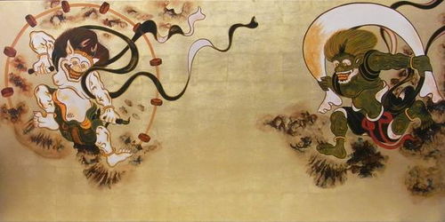 日式风神雷神纹身手稿 图片搜索