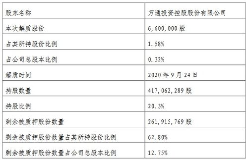 万通控股股东