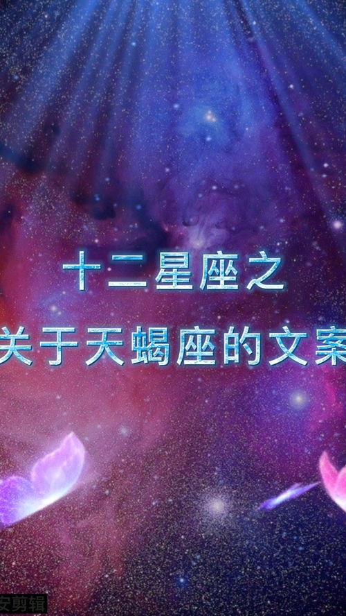 十二星座之关于天蝎座的文案 