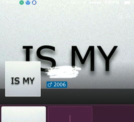 这个是有信App的头像,昵称下面的那个2006怎么回事 