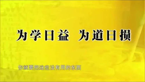 为学日益为道日损是谁的观点