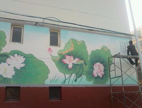 秦皇岛墙体彩绘手绘墙立体画新农村手绘墙社区彩绘古建彩绘