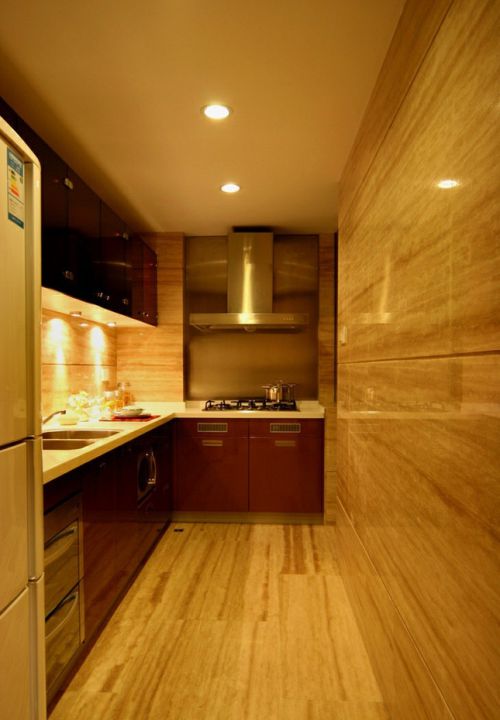 现代简约厨房橱柜颜色效果图