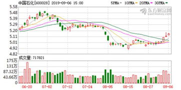 中国石化的股票每股多少钱