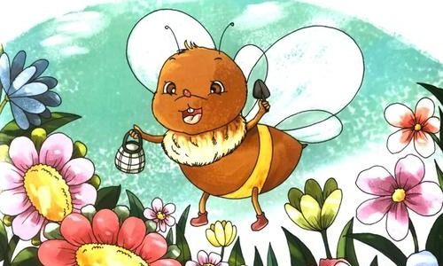 蜜蜂和花朵的寓言故事 