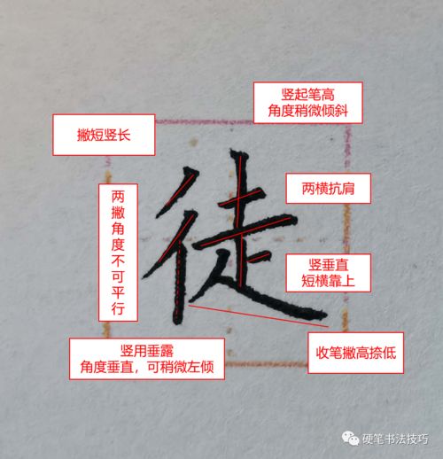 练字技法 单人旁与双人旁应该如何写