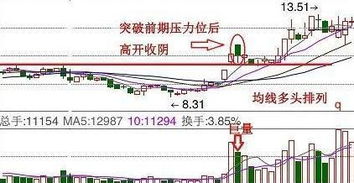 股票中说：“突破中线了”中线怎么确定