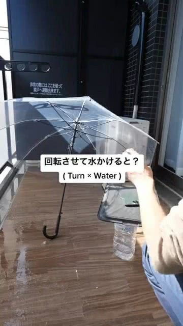 一把透明雨伞拍出时尚感 