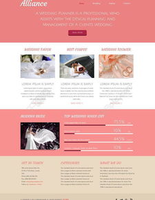 粉色婚庆公司网站CSS3模板免费下载 gif格式 编号13859612 千图网 
