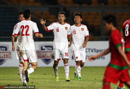 男足亚洲杯预选赛,中国男足跟哪些球队比赛大胜过？