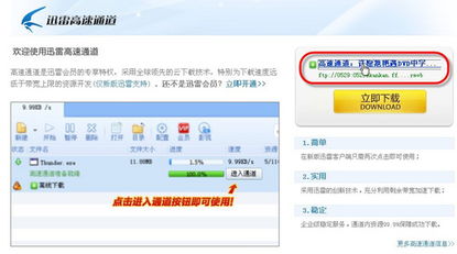 迅雷会员高速通道