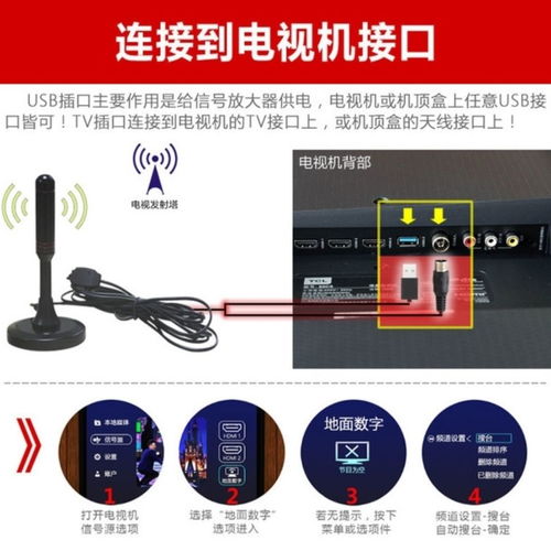 地面波数字电视家用室外天线搜台