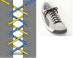 你会几种系鞋带的方法 组图 