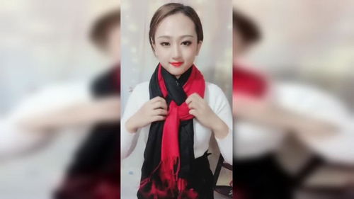 美女教你怎样系围巾,这样系好看还潮流,你们学会了吗 