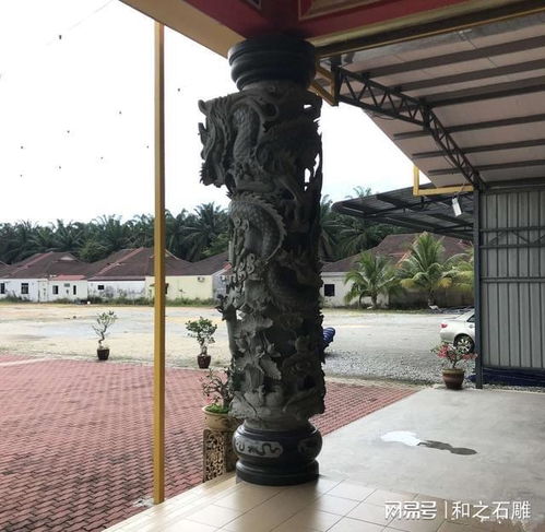 选择合适的石雕龙柱使用在寺庙祠堂中