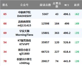 自媒体公众号排名怎么来看呢