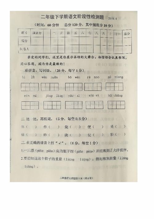 语文成绩的分析报告范文;二年级语文试卷分析家长怎么写反思？期末学业水平测试？