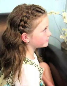 6岁女孩扎编头发方法图片大全 